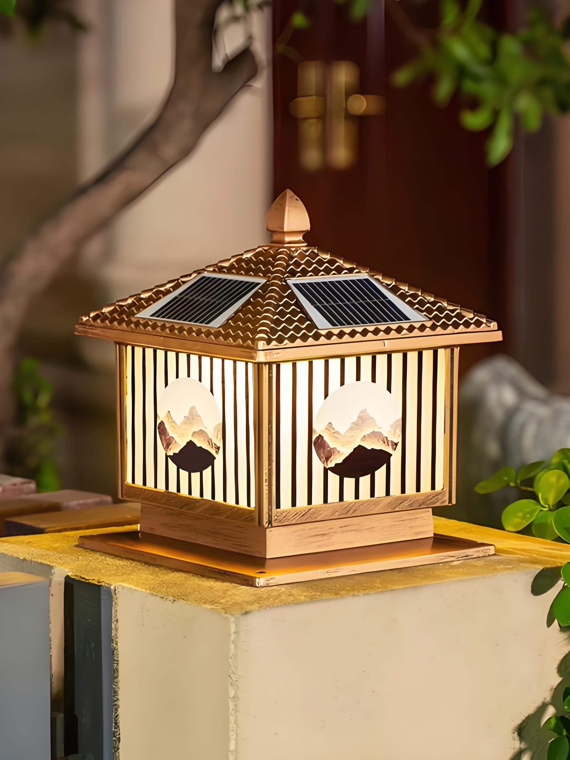 新中式庭院灯怎么选才不显土气又耐看?